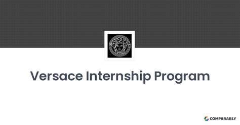 versace summer internship|indeed Versace internship.